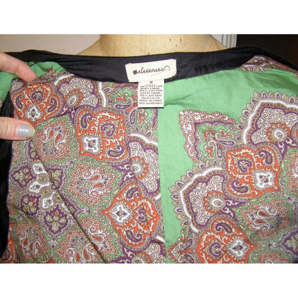 NEW Black Anthropologie Elevenses velvet blazer 8 - Picture 7 of 8